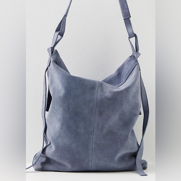 NEW Free People Roswell Slouchy Suede Messenger - Picture 2 of 12